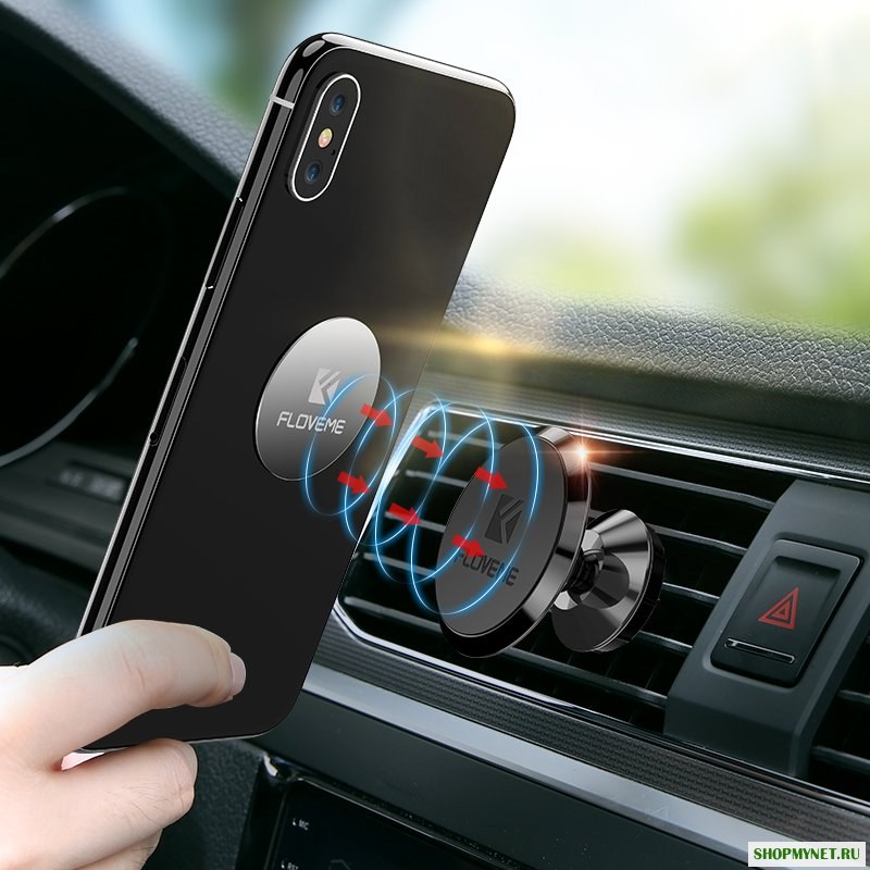 FLOVEME Мощный магнитный поворот на 360 градусов Авто Подставка для подставки для вентиляционных отверстий для iPhone Xiaomi