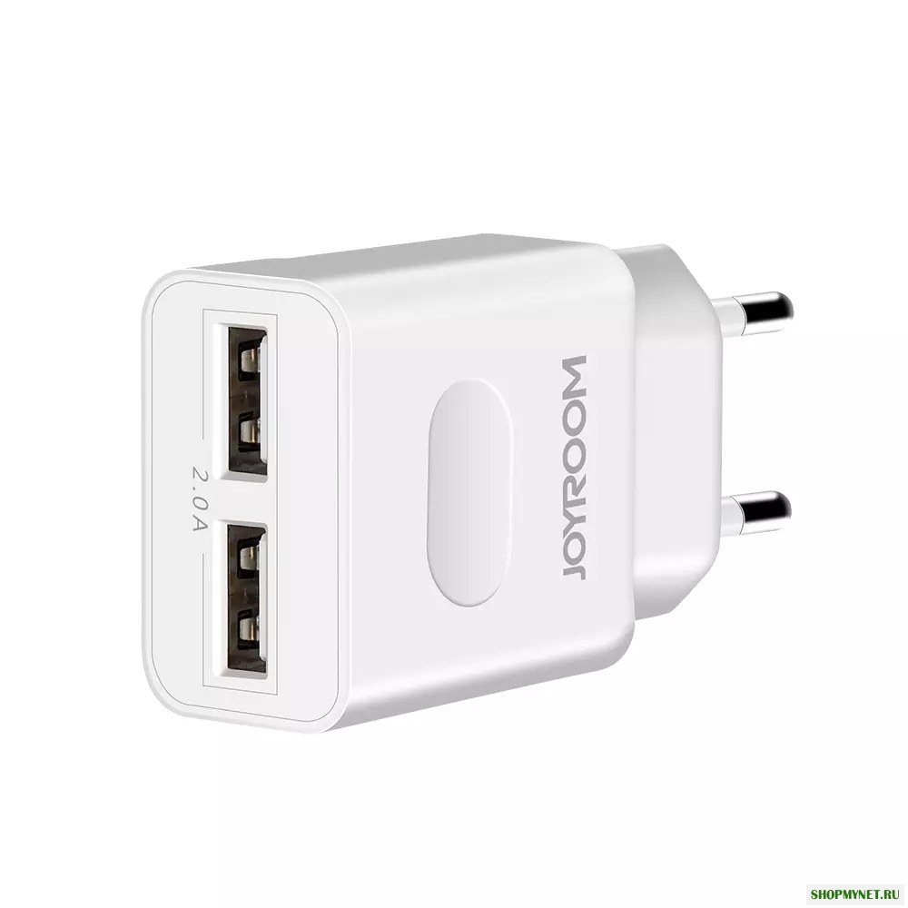 Joyroom L-L221UM2 Универсальный QC 2.0 ЕС Plug USB Зарядное Устройство Стены Разъем для Мобильного Телефона