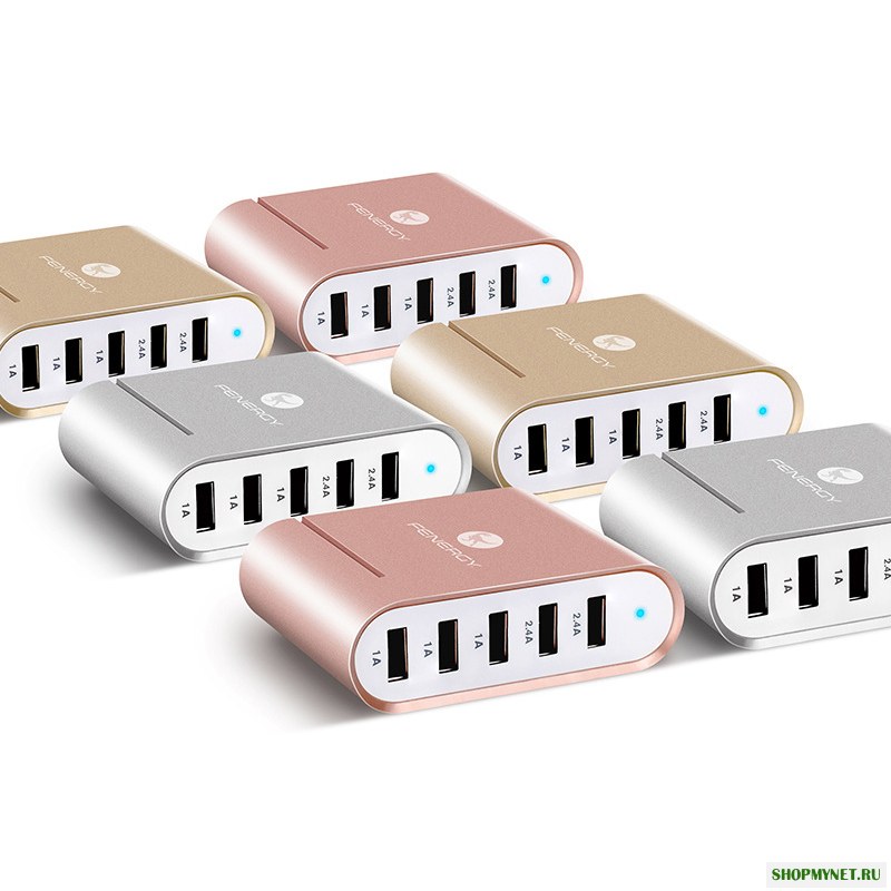 Fernergy 30W 5 USB-портов Dock Fast Charging Charger для iphone X 8 / 8Plus Samsung S8 Letv HTC Oneplus