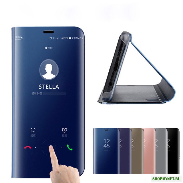 Bakeey Flip Smart Sleep Mirror Вид из окна Кронштейн Защитный Чехол Для Xiaomi Mi 8 Lite 6.26 дюймов